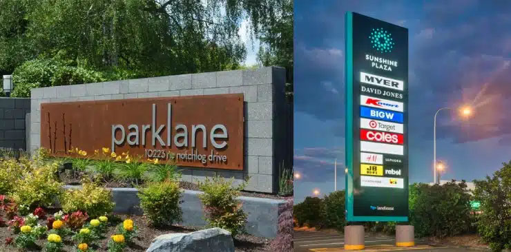 Monument Sign vs Pylon Signs